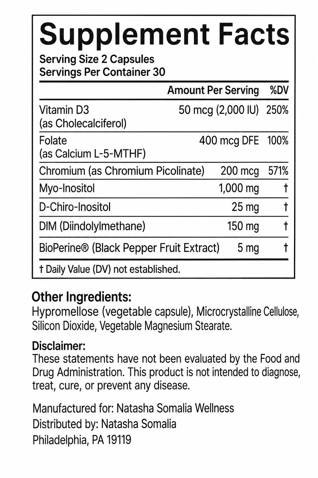 The PCOS Code™ — Hormonal Balance Complex