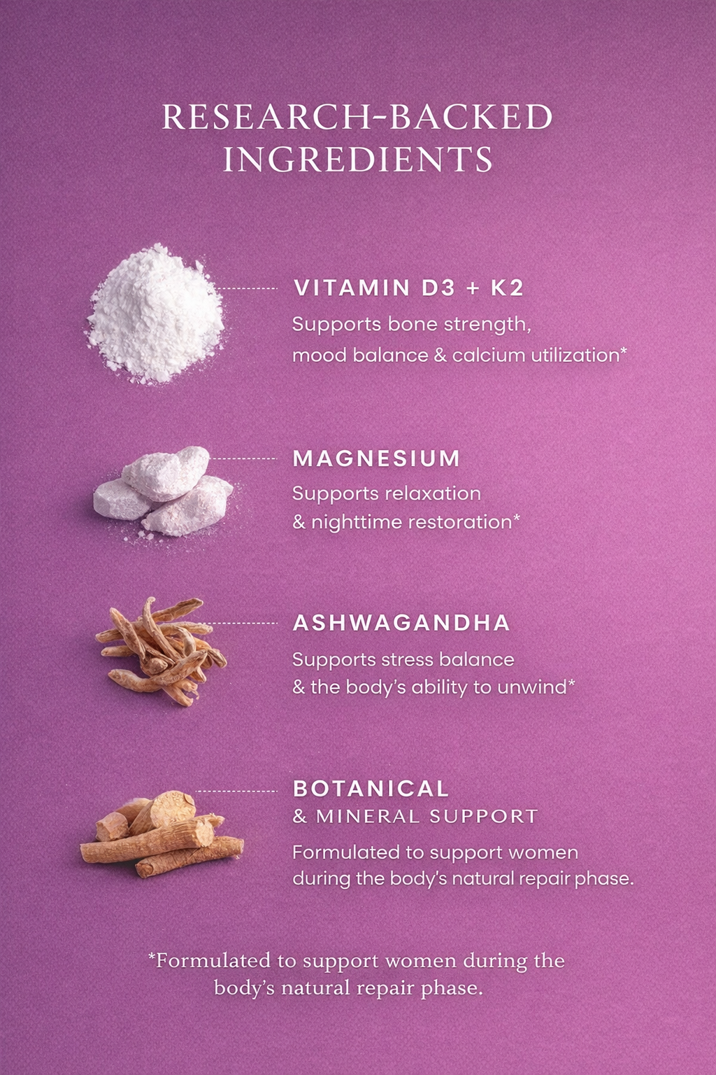 THE DROPS
Restorative D3 + K2 Liquid