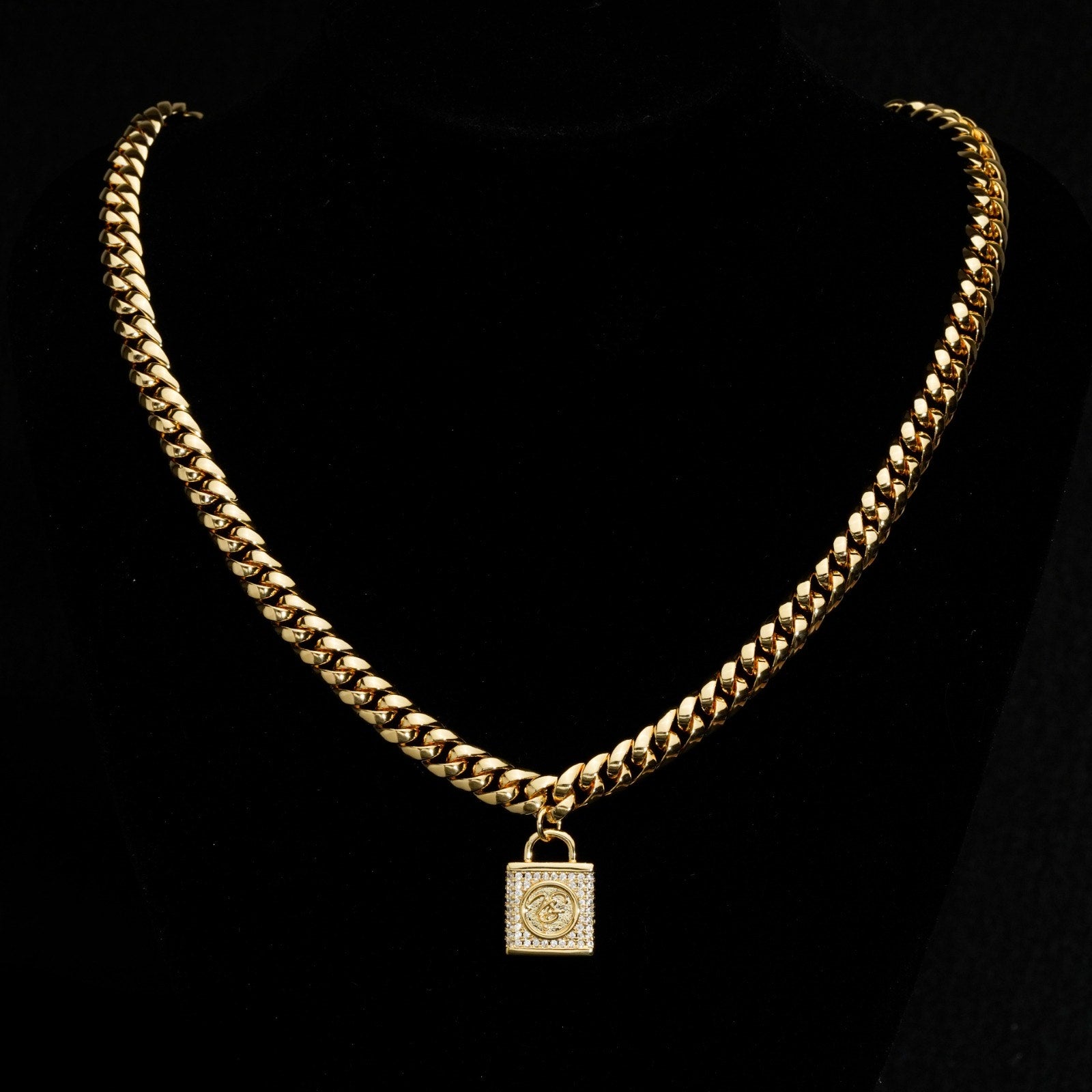 Afeni  Padlock Necklace